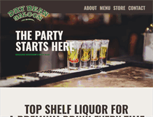 Tablet Screenshot of drybeansaloon.com